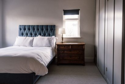 A double bedroom at The Farmstay, Hampshire