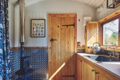 The kitchen at Curious Calf, Herefordshire
