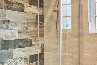 The shower at The Dairy Barn, Worcestershire 