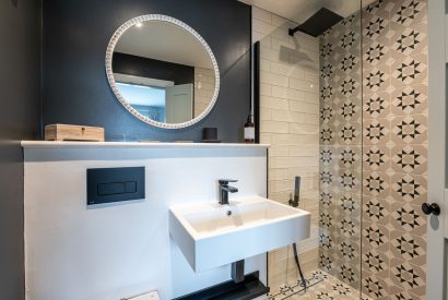 A bathroom at The Bay at Beadnell, Northumberland