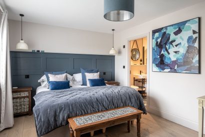 A bedroom at The Bay at Beadnell, Northumberland