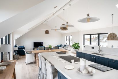 The kitchen at The Bay at Beadnell, Northumberland