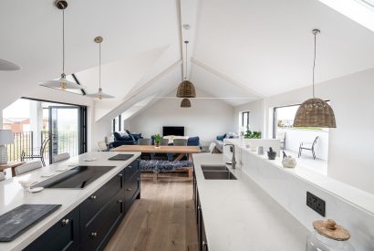 The kitchen at The Bay at Beadnell, Northumberland