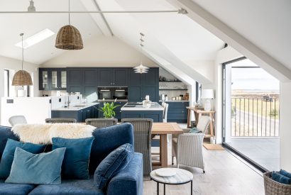 The living space at The Bay at Beadnell, Northumberland