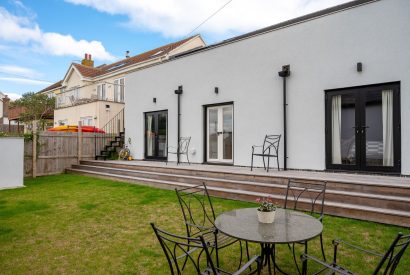 The garden at The Bay at Beadnell, Northumberland