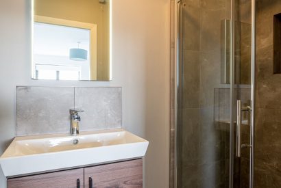 A bathroom at Sandy Toes, Northumberland