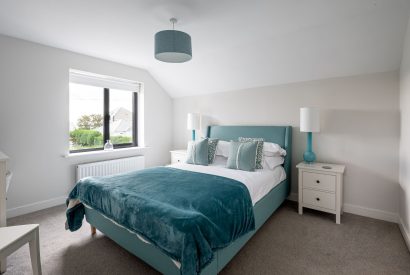 A bedroom at Sandy Toes, Northumberland