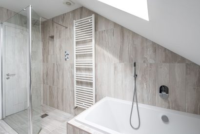 The bathroom at Sandy Toes, Northumberland