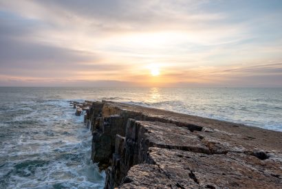 The beach near to Sandy Toes, Northumberland