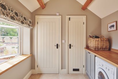 The utility room at Hay Bale Cottage, Worcestershire
