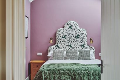 The entrance to the king-size bedroom at Stable Cottage, Worcestershire