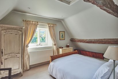 A double bedroom at Withington Grange, Cotswolds