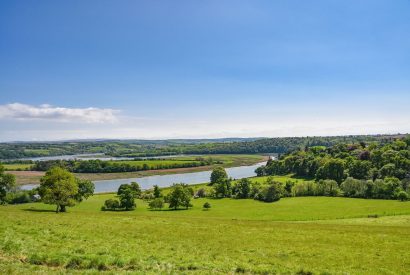 The river view at Cornish Castle, Cornwall
