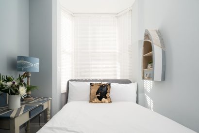 The small double bedroom at Waters Dream, Devon