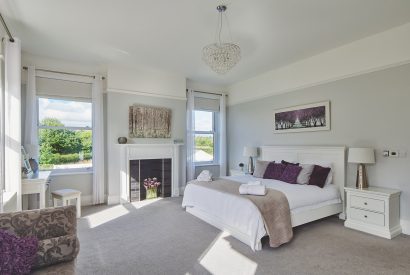 A double bedroom at Oakfield, Somerset