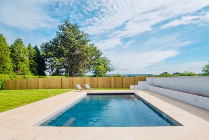 The swimming pool at Oakfield, Somerset
