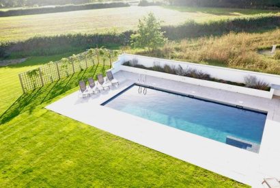 The swimming pool at Oakfield, Somerset