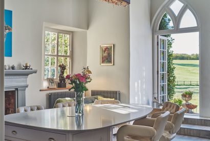 The kitchen at Roupel Hall, Devon