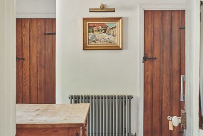 A dining table at Roupel Hall, Devon