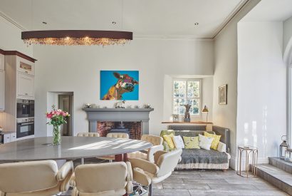 A living space at Roupel Estate, Devon