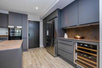 The kitchen at Seahaven, Devon