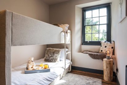Bunks beds at Padstone Farmhouse, Cornwall