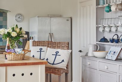 The kitchen at Ty Seren, Gower