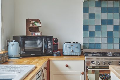 The kitchen at Ty Seren, Gower