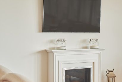 The fire place at Ty Seren, Gower