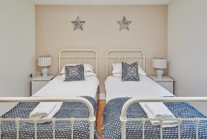 A bedroom at Ty Seren, Gower