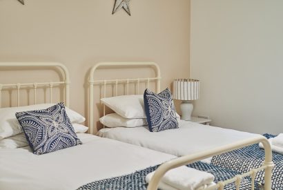 A bedroom at Ty Seren, Gower