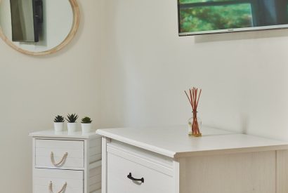 A bedroom at Ty Seren, Gower