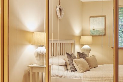 A bedroom at Ty Seren, Gower