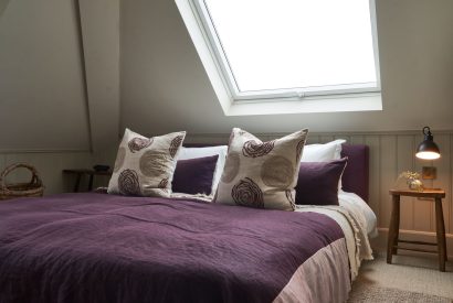 A double bedroom at Lakeside Manor, Cotswolds