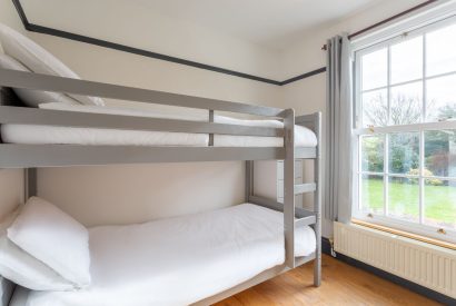 Bunk beds at Millook View Farmhouse, Cornwall
