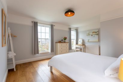A double bedroom at Millook View Farmhouse, Cornwall