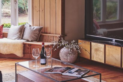 The living room at The Old Vicarage, Lake District