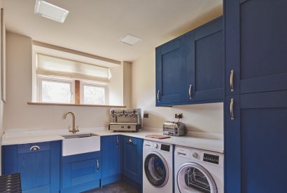 The utility room at The Old Vicarage, Lake District