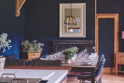 The dining room at The Old Vicarage, Lake District