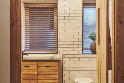 A bathroom at The Old Vicarage, Lake District