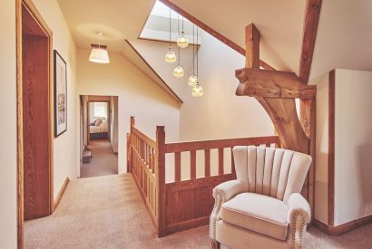 The upstairs hallway at The Old Vicarage, Lake District