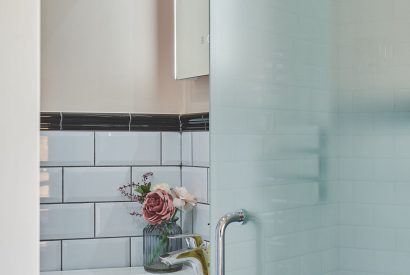 A bathroom at The Old Vicarage, Lake District