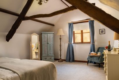 A double bedroom at Partridge House, Devon