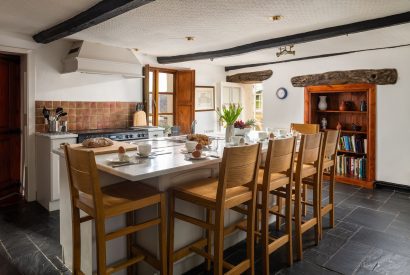 The kitchen at Partridge House, Devon