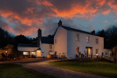 The exterior of Partridge House, Devon