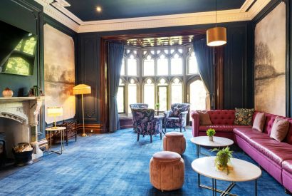 The living room at Windermere Retreat, Cumbria