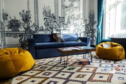 The living room at Windermere Retreat, Cumbria