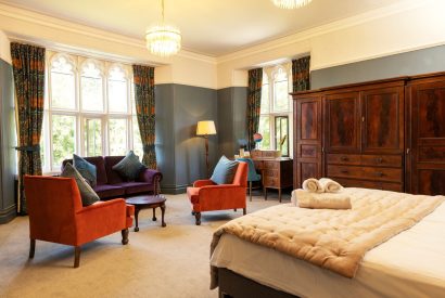 A bedroom at Windermere Retreat, Cumbria