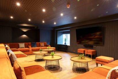 The living room at Windermere Retreat, Cumbria