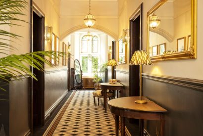 A hallway at Windermere Retreat, Cumbria